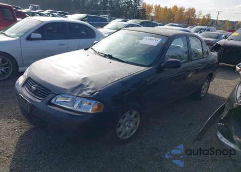 2002 Nissan Sentra Xe from USA, damaged, VIN 3N1CB51D22L611694